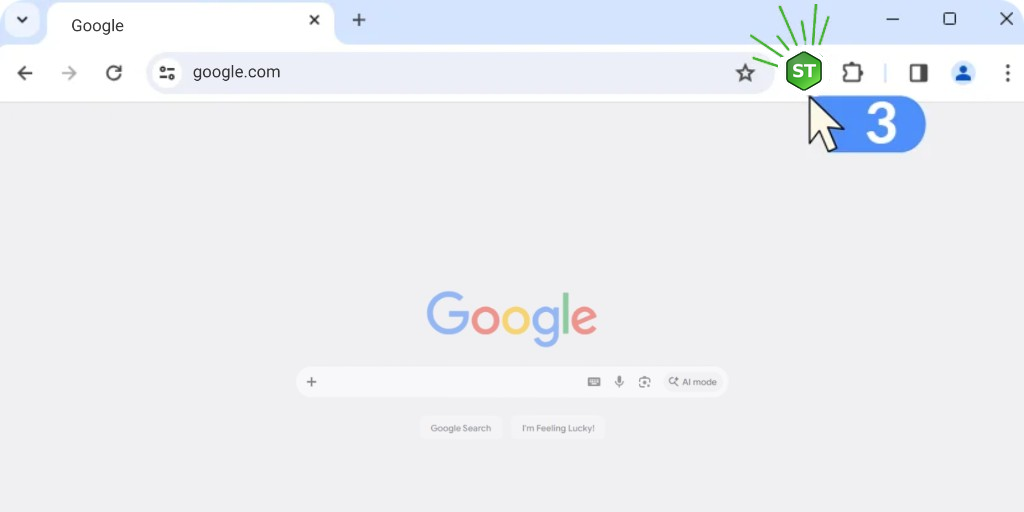 Click the Subscription Tracker icon in the Chrome toolbar